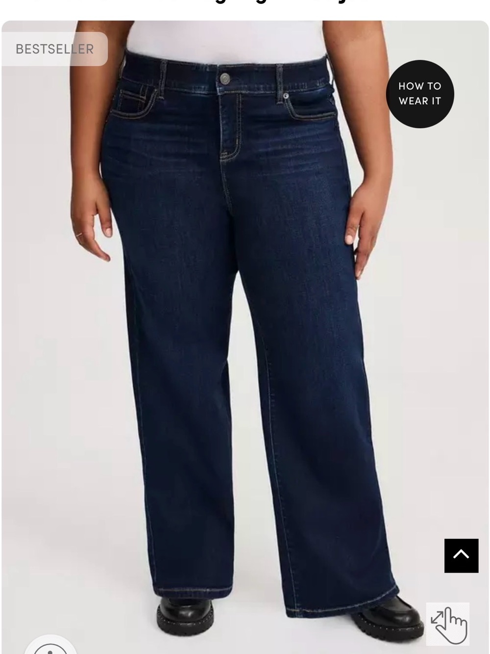 NWOT Torrid Bombshell Wide Leg Super Soft Jeans Size 18R 💙